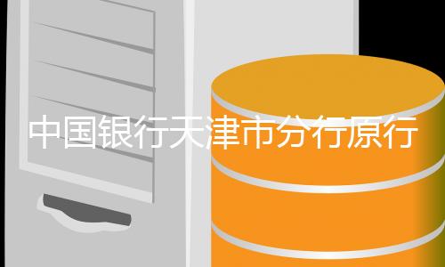 中國銀行天津市分行原行長車德宇接受審查調查