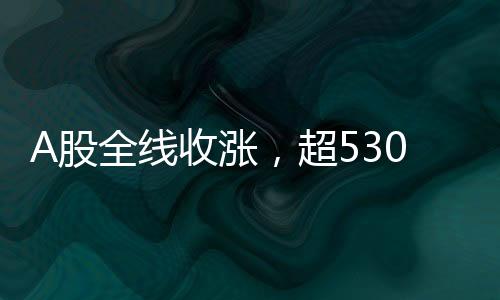 A股全線收漲，超5300股飄紅——股市全面繁榮的啟示